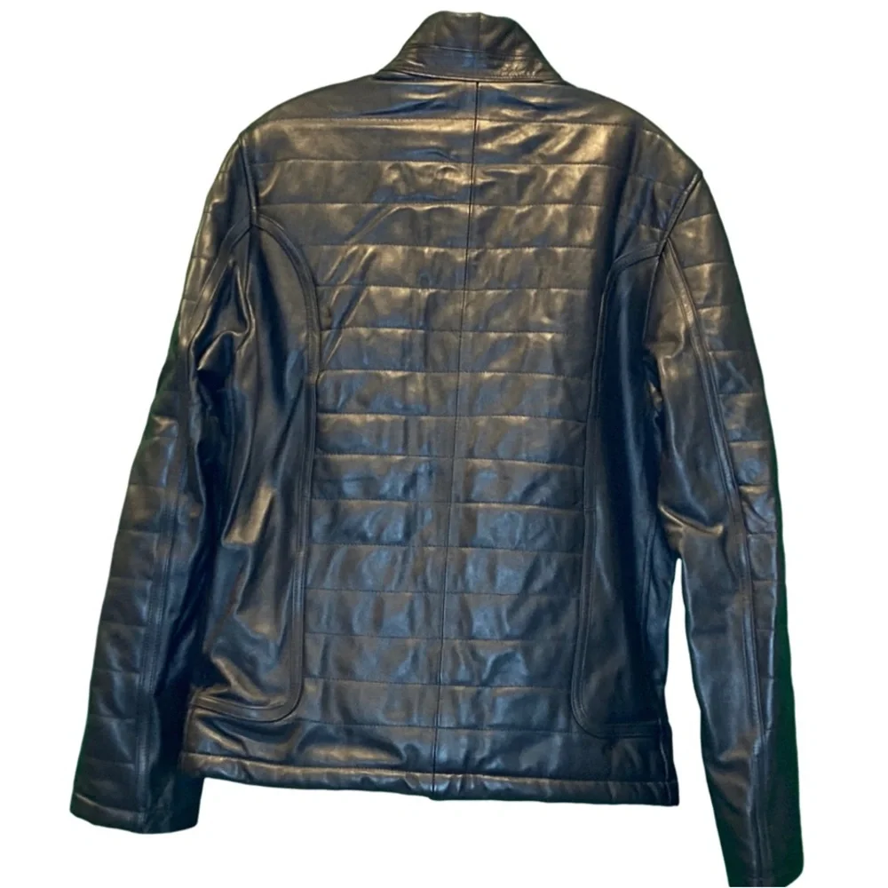NWT Pino by Pinoporte Dino Leather Bomber Jacket - Sz M